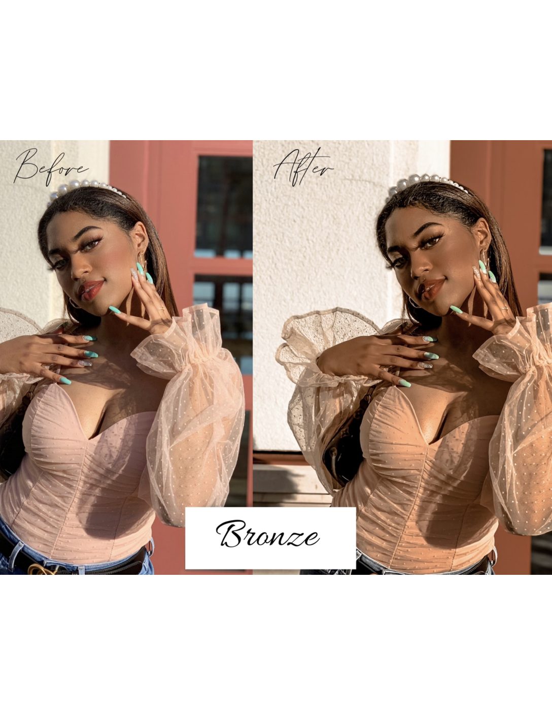 4 MOBILE Melanin Lightroom Presets - Image 3